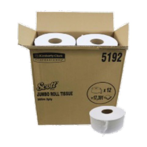 Scott® Jumbo Roll Tissue 300m — product code 5192