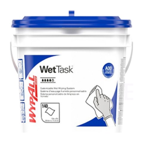 WYPALL® WETTASK™ SYSTEM™ (For Disinfectants and Bleach) — product code 06411C