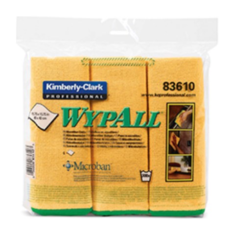 WYPALL® Microfiber Cloth - Yellow — product code 83610