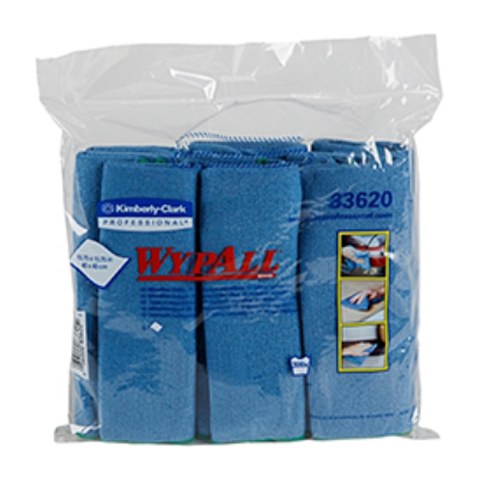 WYPALL® Microfiber Cloth - Blue — product code 83620