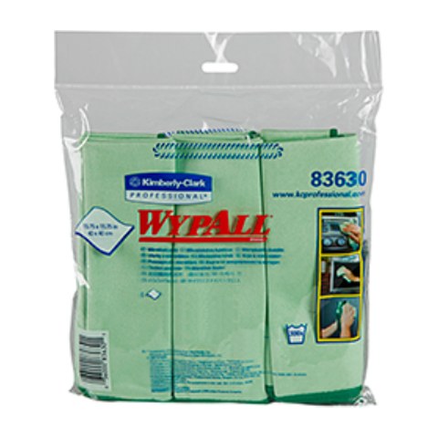 WYPALL® Microfiber Cloth - Green — product code 83630