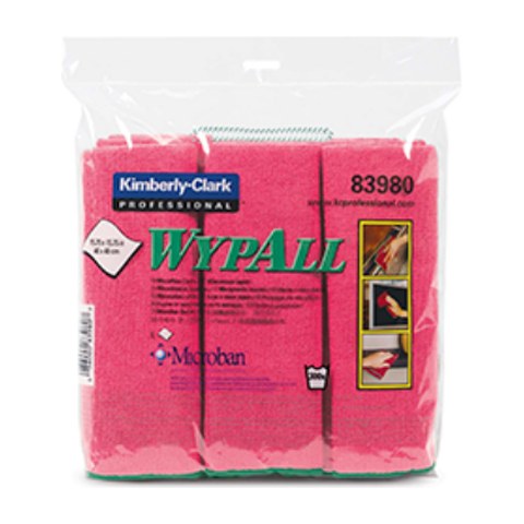 WYPALL® Microfiber Cloth - Red — product code 83980
