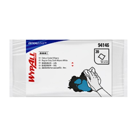 WYPALL® Color Coded Wipers Regular Duty - White — product code 94146